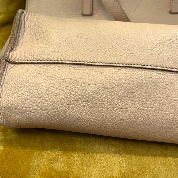 Mark & Graham Blush Daily Tote GENUINE LEATHER in AMAZING shape!! - Picture 8 of 11